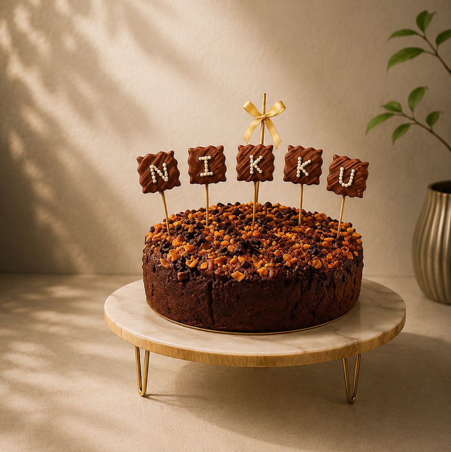 Healthy Cakes - Personalised Name Cake